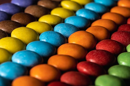 A Close-Up Shot of Colorful Candies