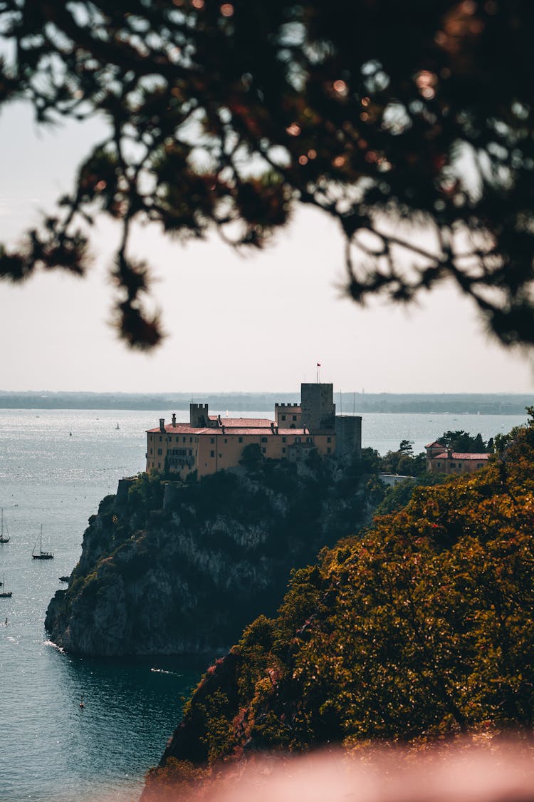 Landscape With Castle On Cliff