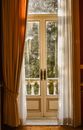 White Wooden Framed Glass Window