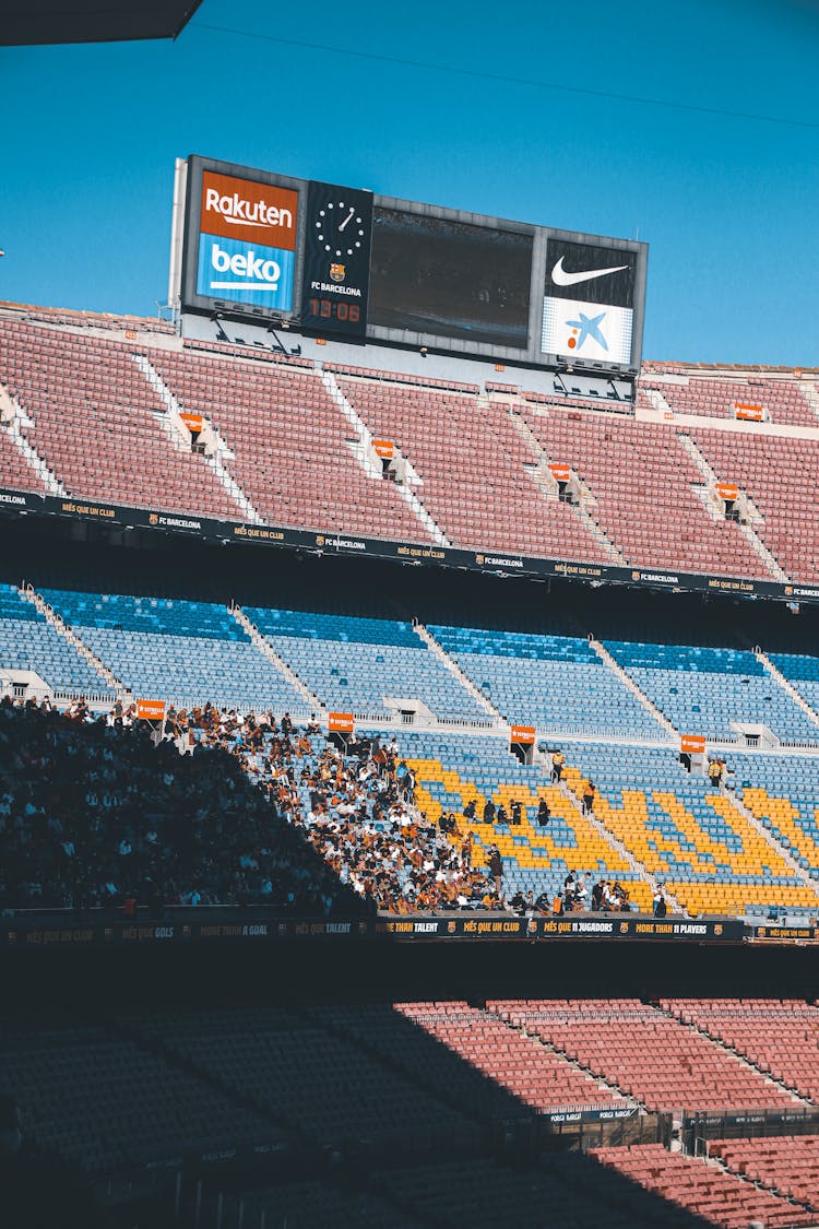 People In A Stadium