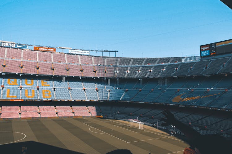 The Camp Nou Stadium In Spain