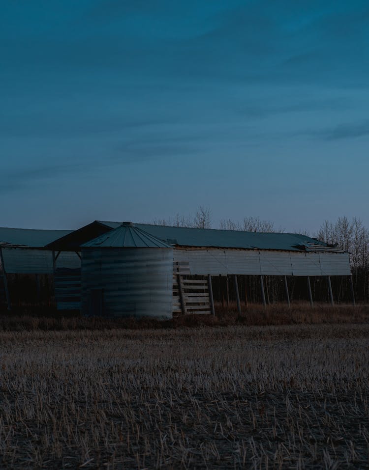 Buildings On A Farm 