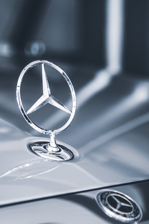 Free Close-Up Shot of Mercedes Benz Stock Photo
