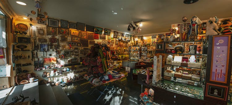 Interior Of Souvenir Shop