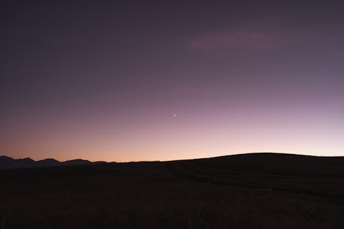 Imagine de stoc gratuită din cer de noapte, contur, munte