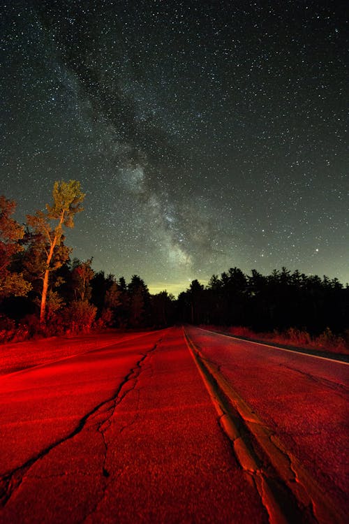 red night sky wallpaper