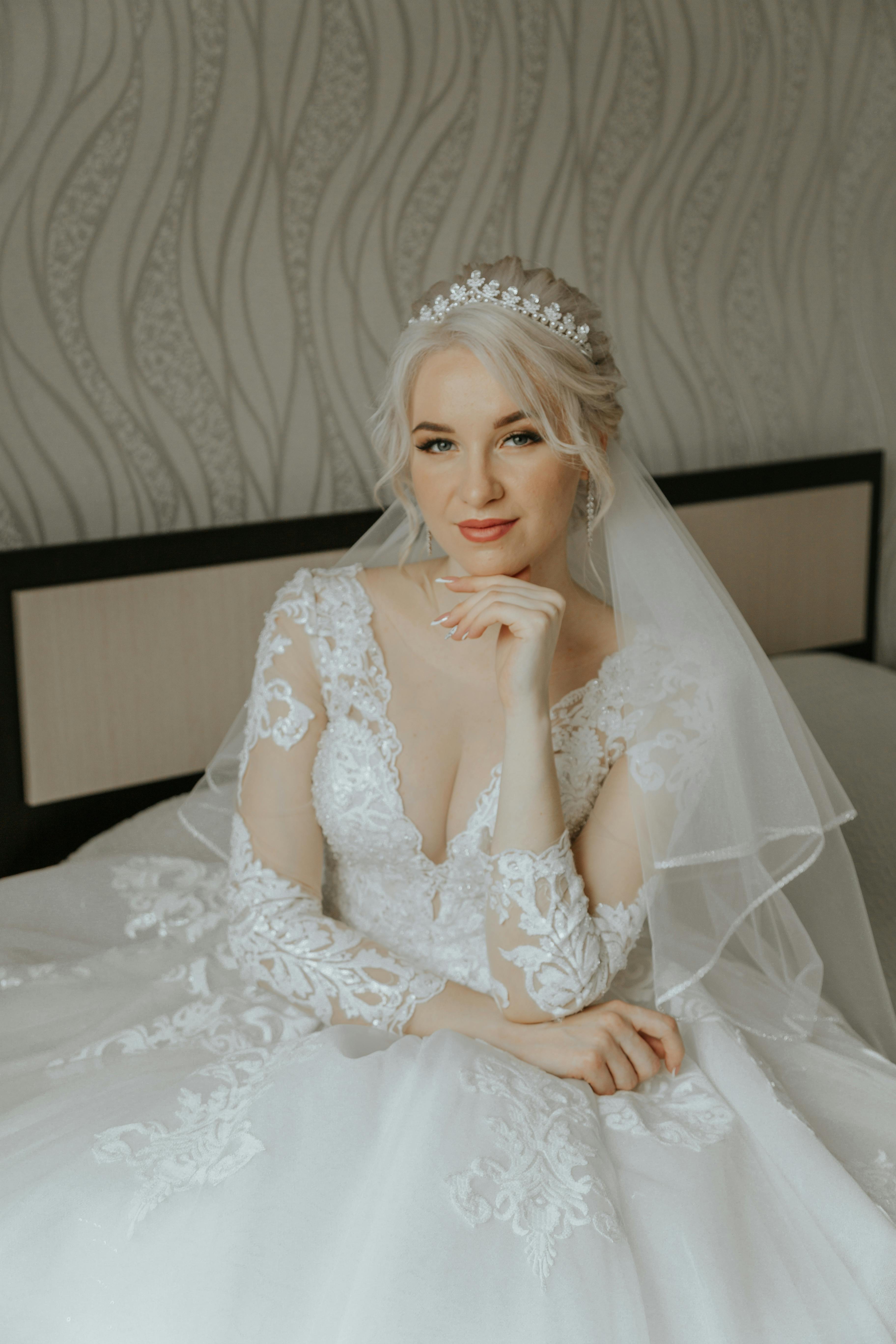 bride in wedding dress