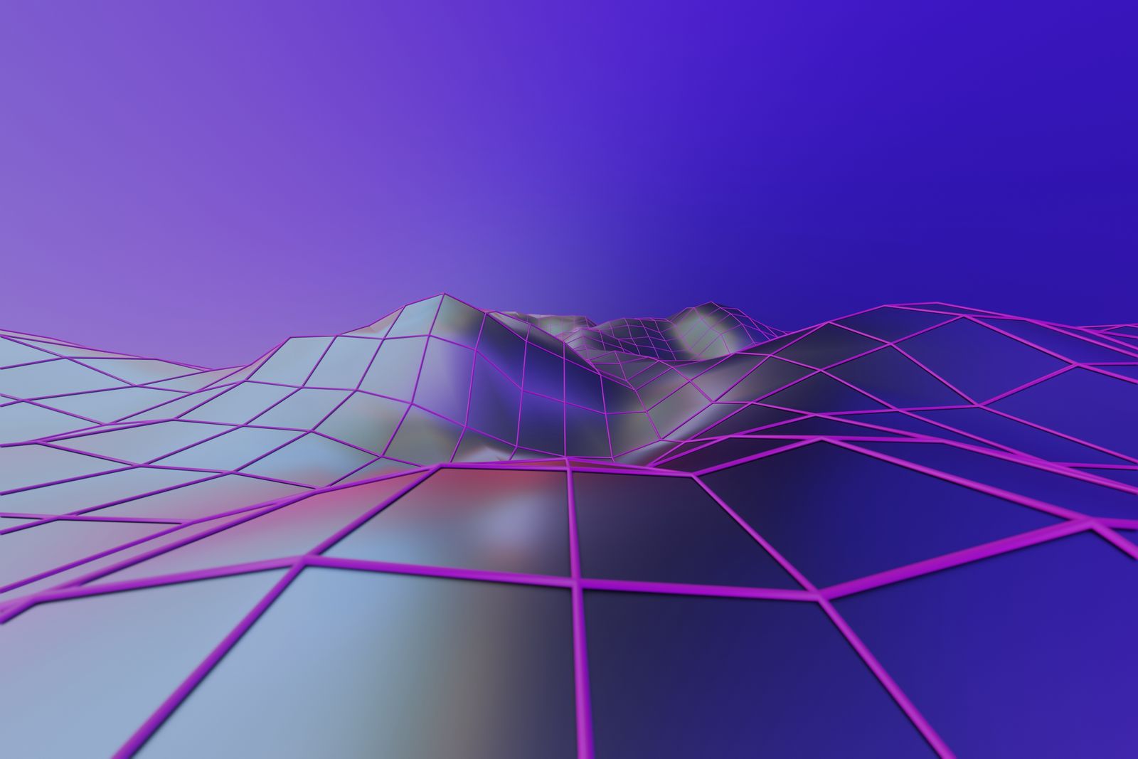 Abstract three-dimensional geometry rendered from captured point data