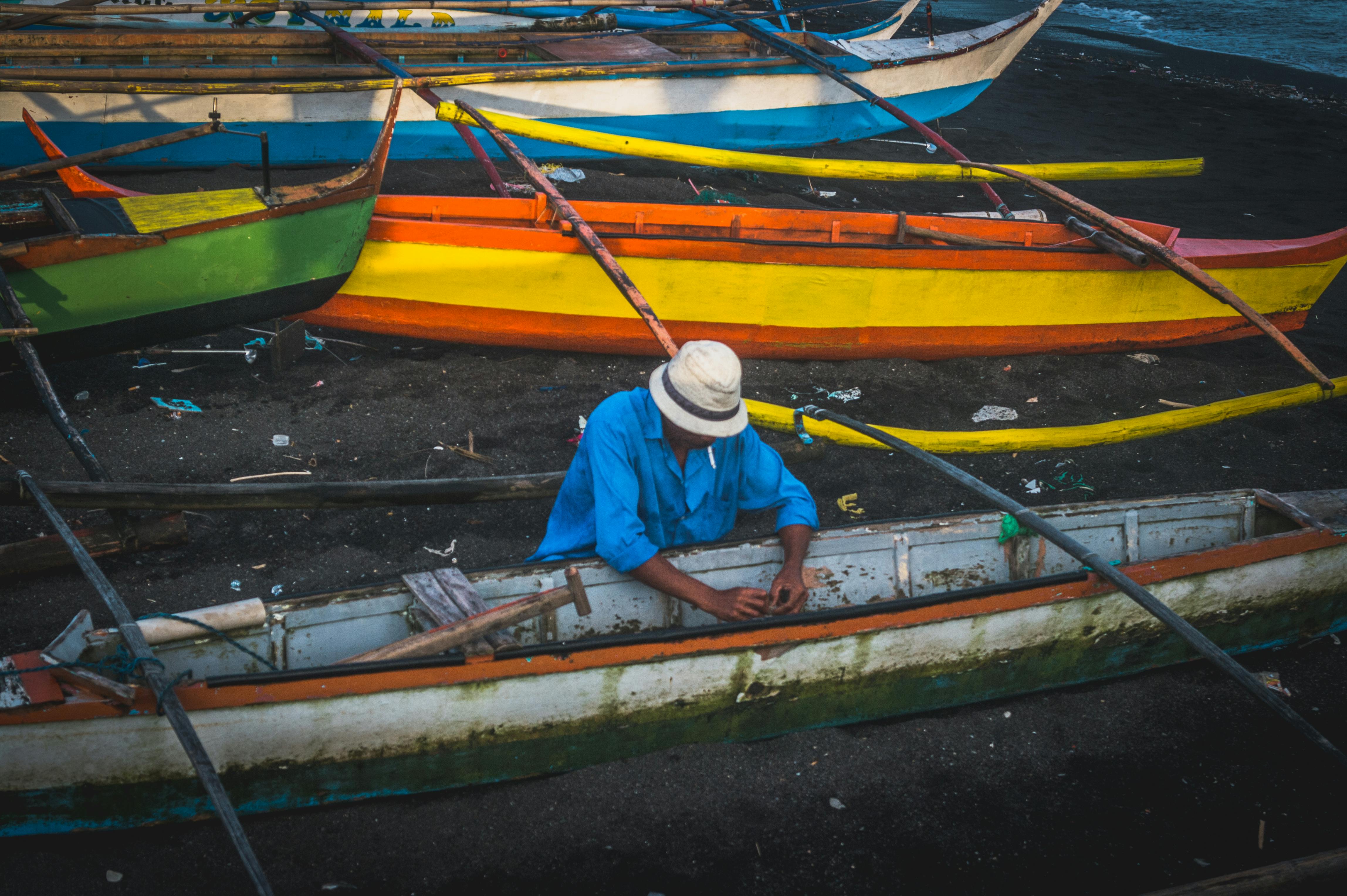 Free stock photo of alone, boat, boats