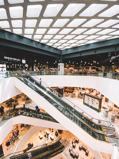 Interior of Shopping Mall