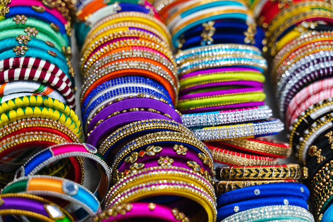 Photo of Colorful Bangles · Free Stock Photo