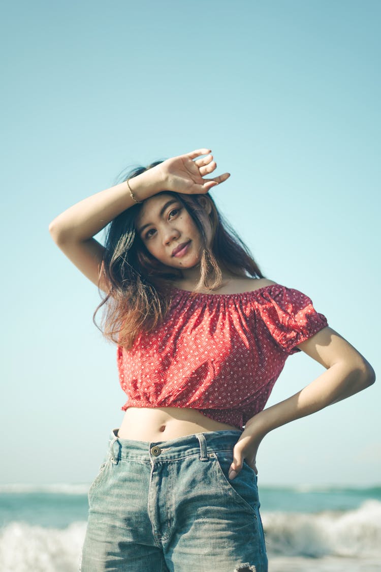 Portrait Of A Woman In Summer