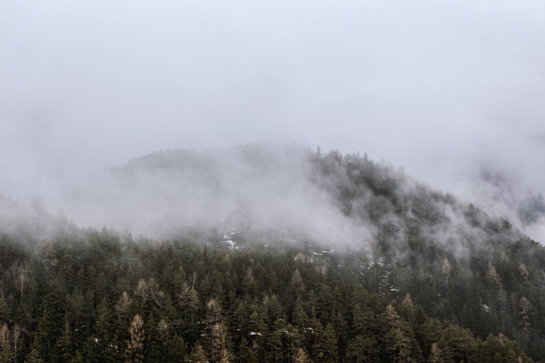 Základová fotografie zdarma na téma fotka z vysokého úhlu, hora, kouř