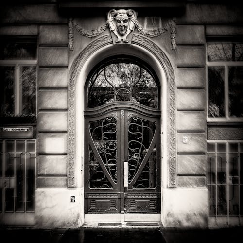 Free stock photo of architecture, devil, door
