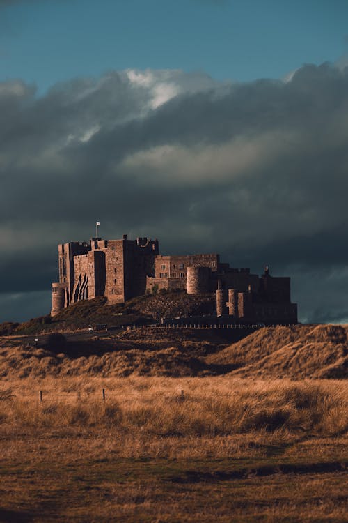 Foto d'estoc gratuïta de arquitectura medieval, blau, castell