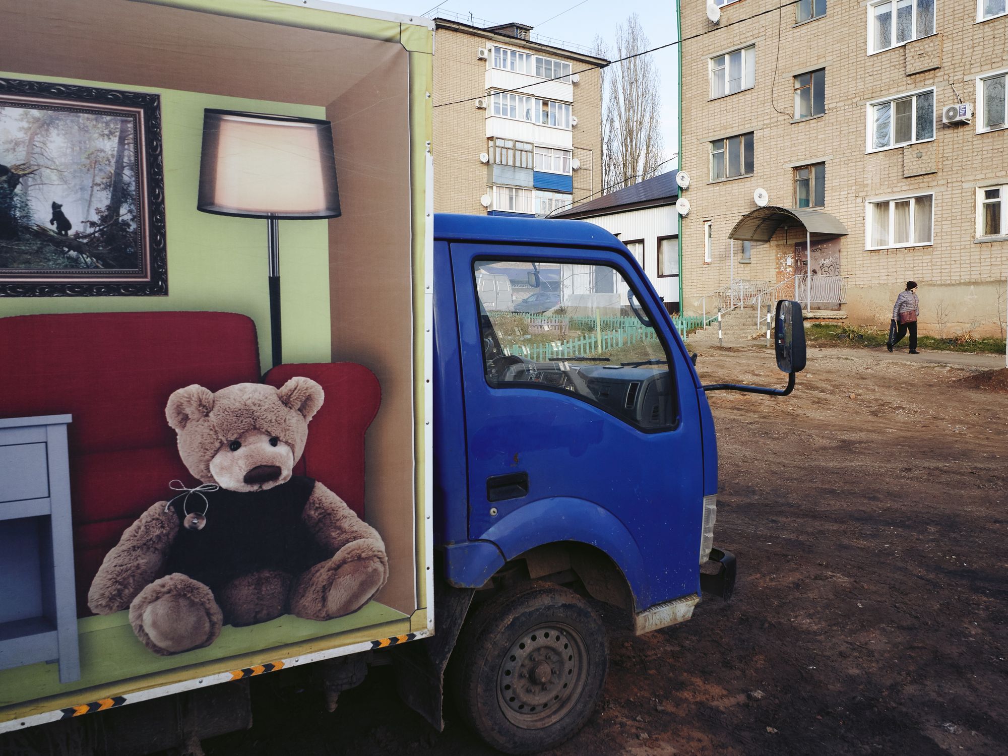 House Clearance in Mossend, Scotland — house clearance team loading furniture into a van