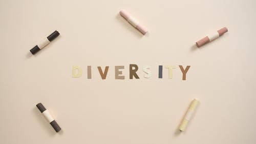 Chalk around Diversity Text