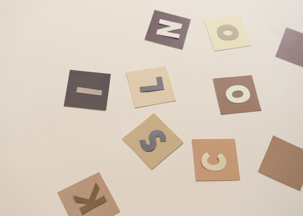 Notes Word Lettering Colorful Letters on Notes · Free Stock Photo