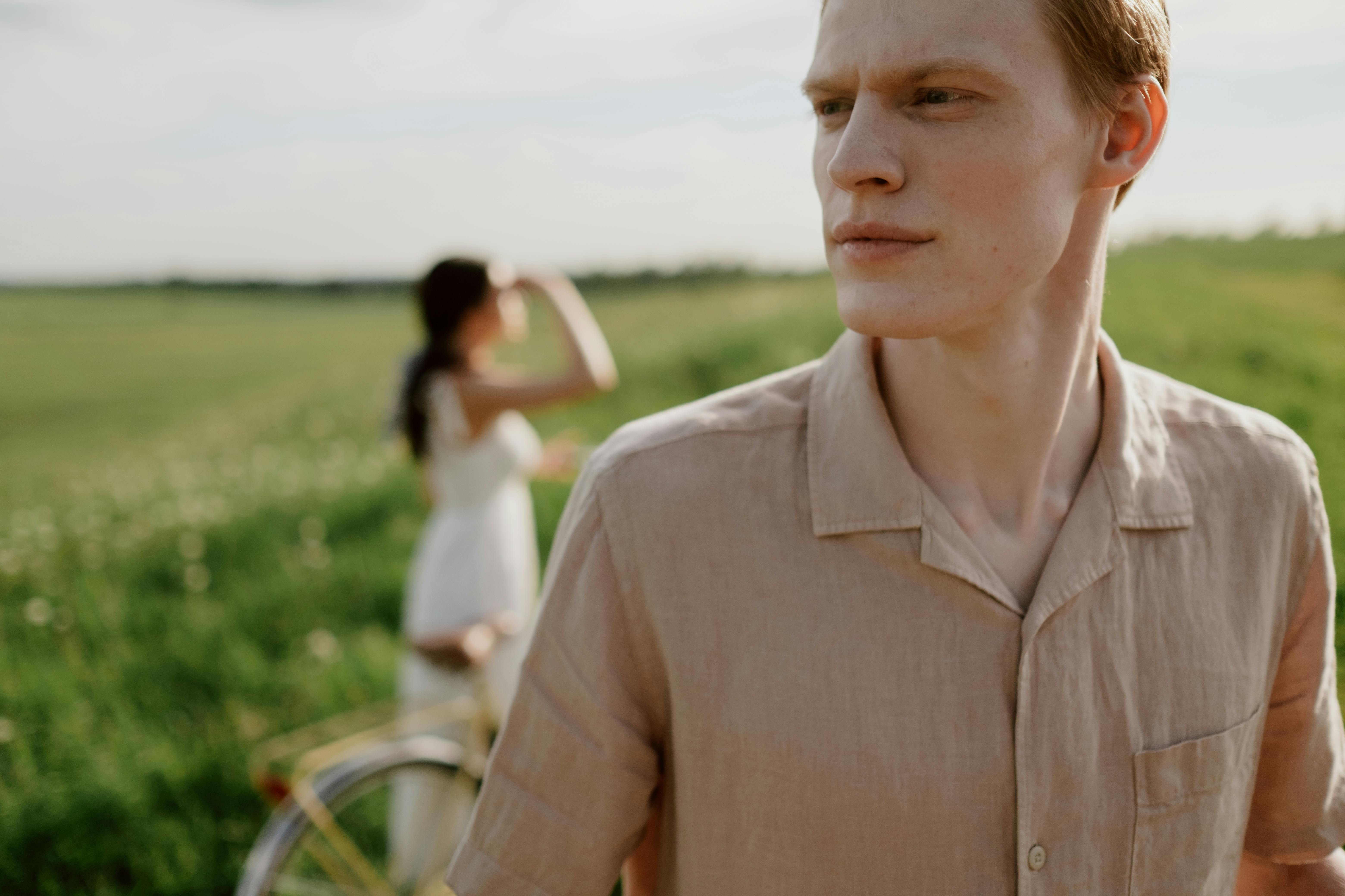 couple on meadow