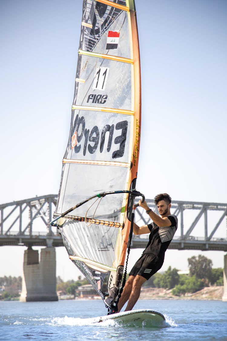 Windsurfer On Board