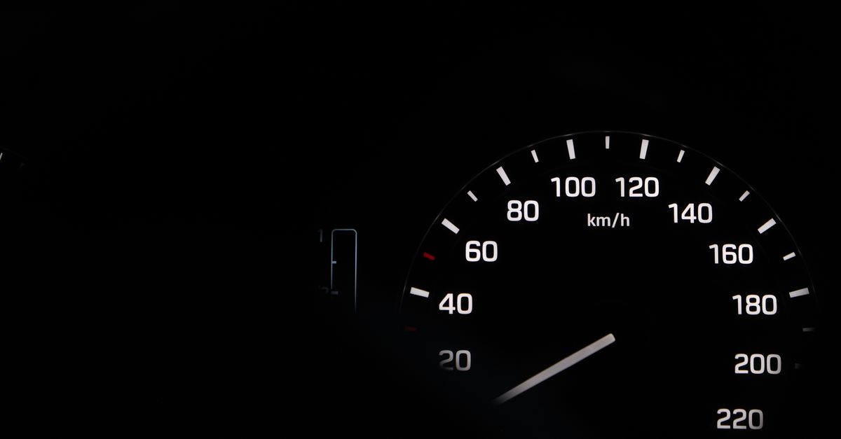 Black and White Speedometer at 0 · Free Stock Photo