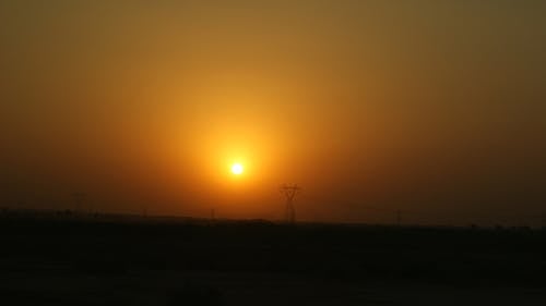 Free stock photo of electric tower, iraq, nature