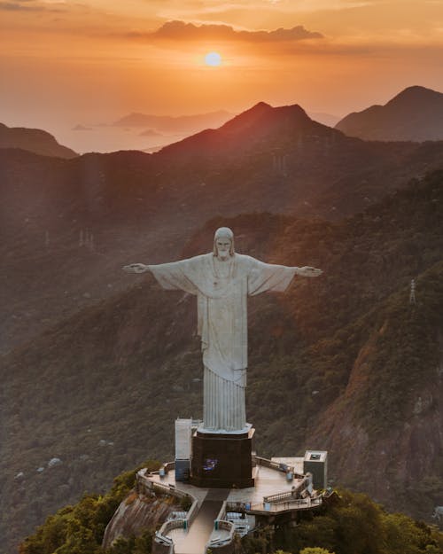 Δωρεάν στοκ φωτογραφιών με rio de janeiro, δύση του ηλίου, ιστορικός