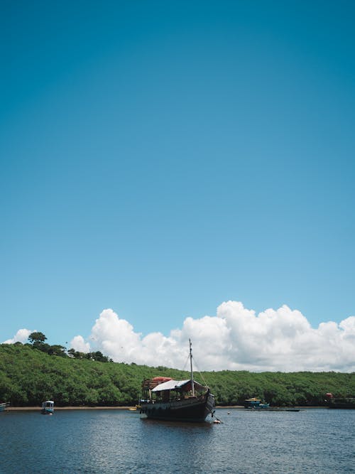 бесплатная Бесплатное стоковое фото с вертикальный выстрел, водный транспорт, голубое небо Стоковое фото