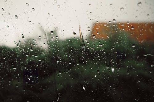 Droplets of Water on Glass