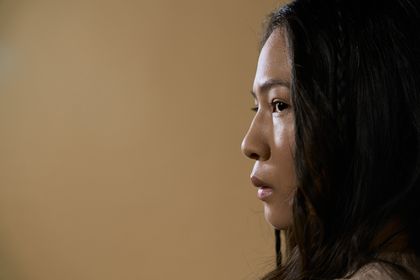 Side profile of a woman with long hair — cottonbro studio on Pexels