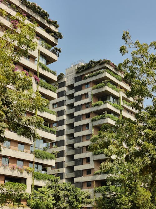 Imagine de stoc gratuită din balcon, bloc de apartamente, condominiu