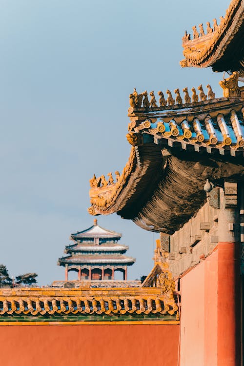 Free Rooftops of Chinese Palace Stock Photo