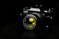 Black Olympus Slr Camera