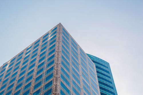 Free Blue and Grey Building Stock Photo