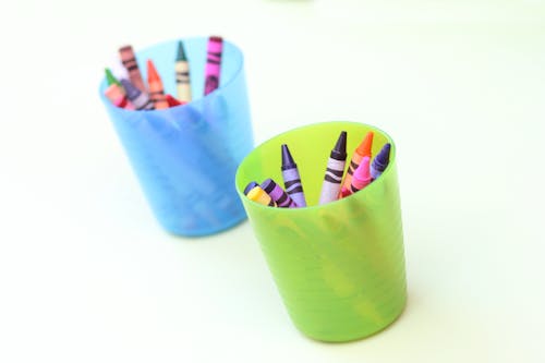 Free stock photo of colored crayons, colorful, crayons Stock Photo