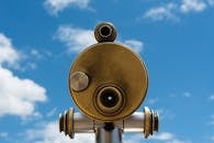 A Close-Up Shot of a Telescope