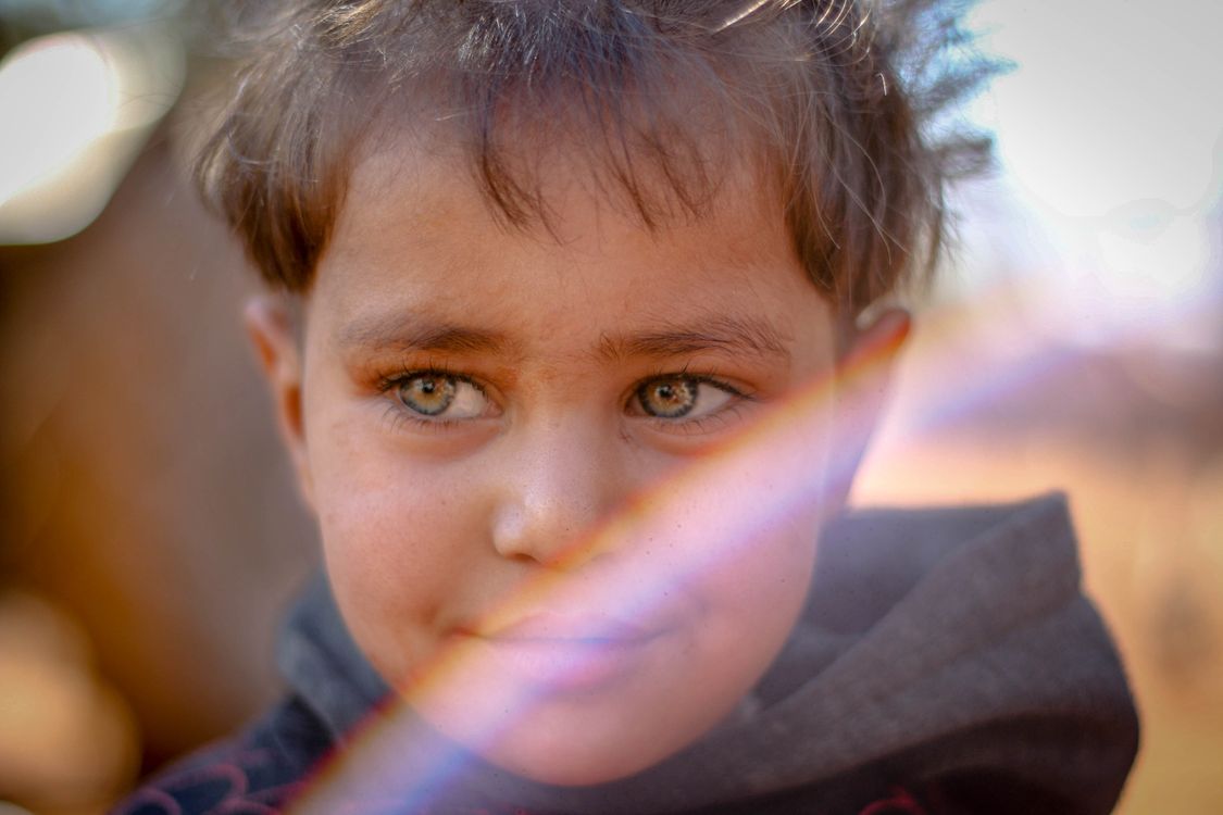 Kid's Face in Close Up Photography · Free Stock Photo