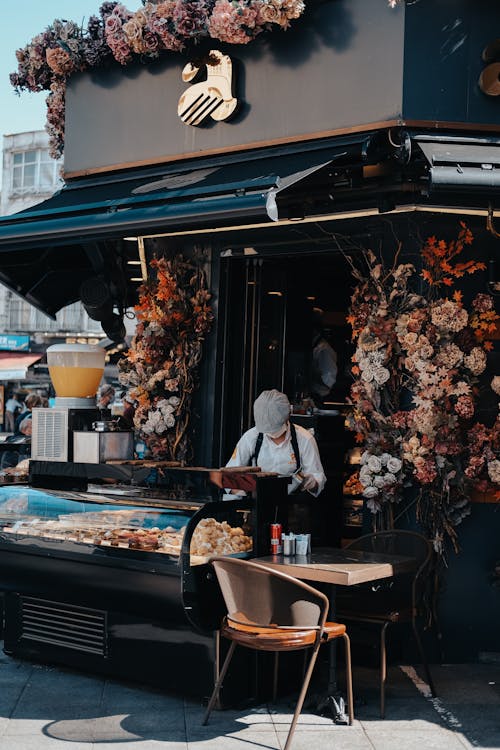 Ilmainen kuvapankkikuva tunnisteilla barista, city street, jäätelö