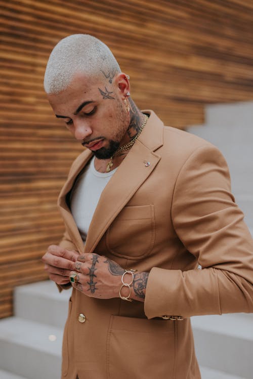 Young Male Model with Tattoos 