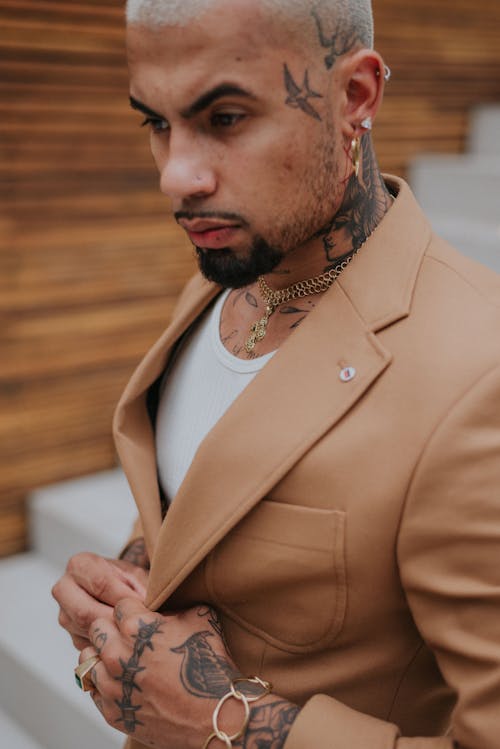 Young Male Model with Tattoos 