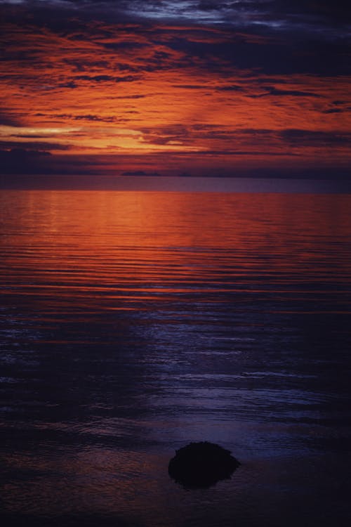 Body of Water during Sunset