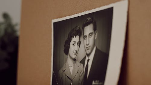 Printed Photo of Man and Woman 