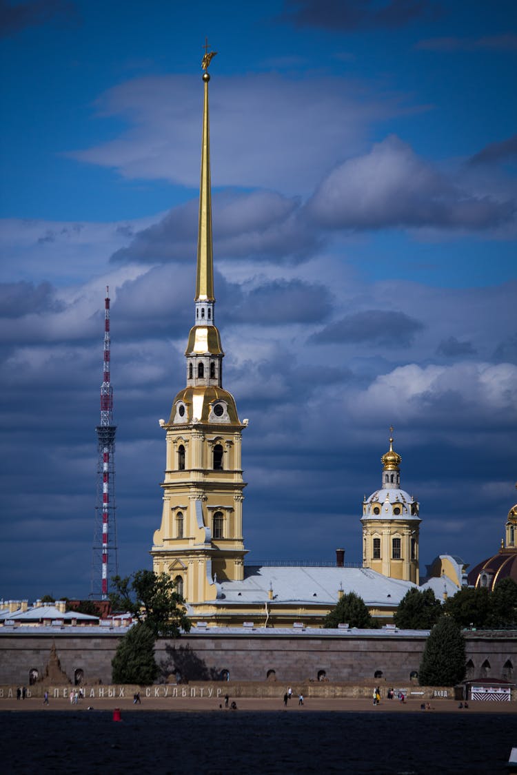 Peter And Paul Cathedral Under Blue Sky