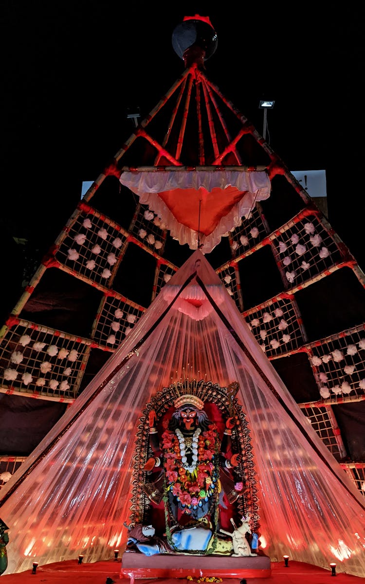 Carnival Decorations At Night