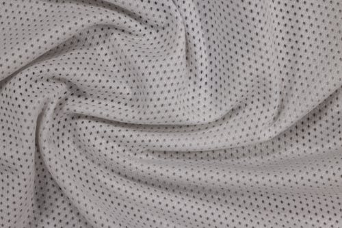 A White Soft Fabric in Close-up Shot