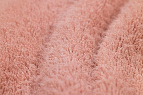 Pink Fabric in Close Up Photography