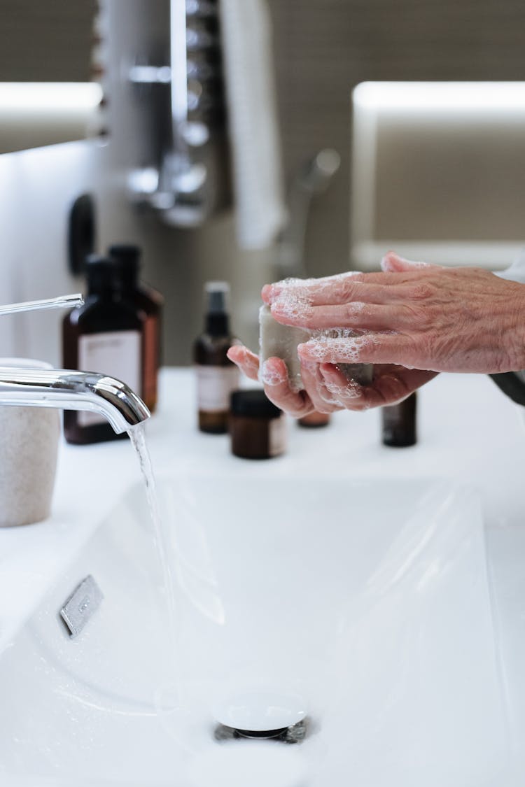 Washing Hands With Soap