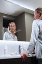 Woman in Bathroom