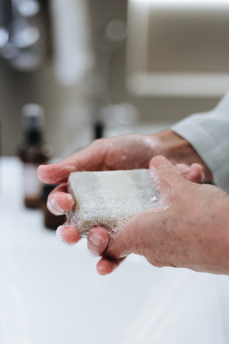 Washing Hands With Soap