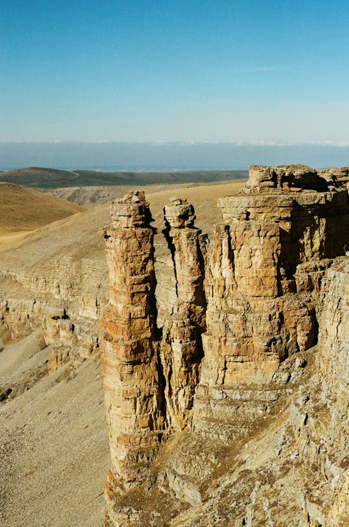 Darmowe zdjęcie z galerii z dron, formacje geologiczne, formacje skalne